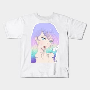 Rainbow girl Kids T-Shirt